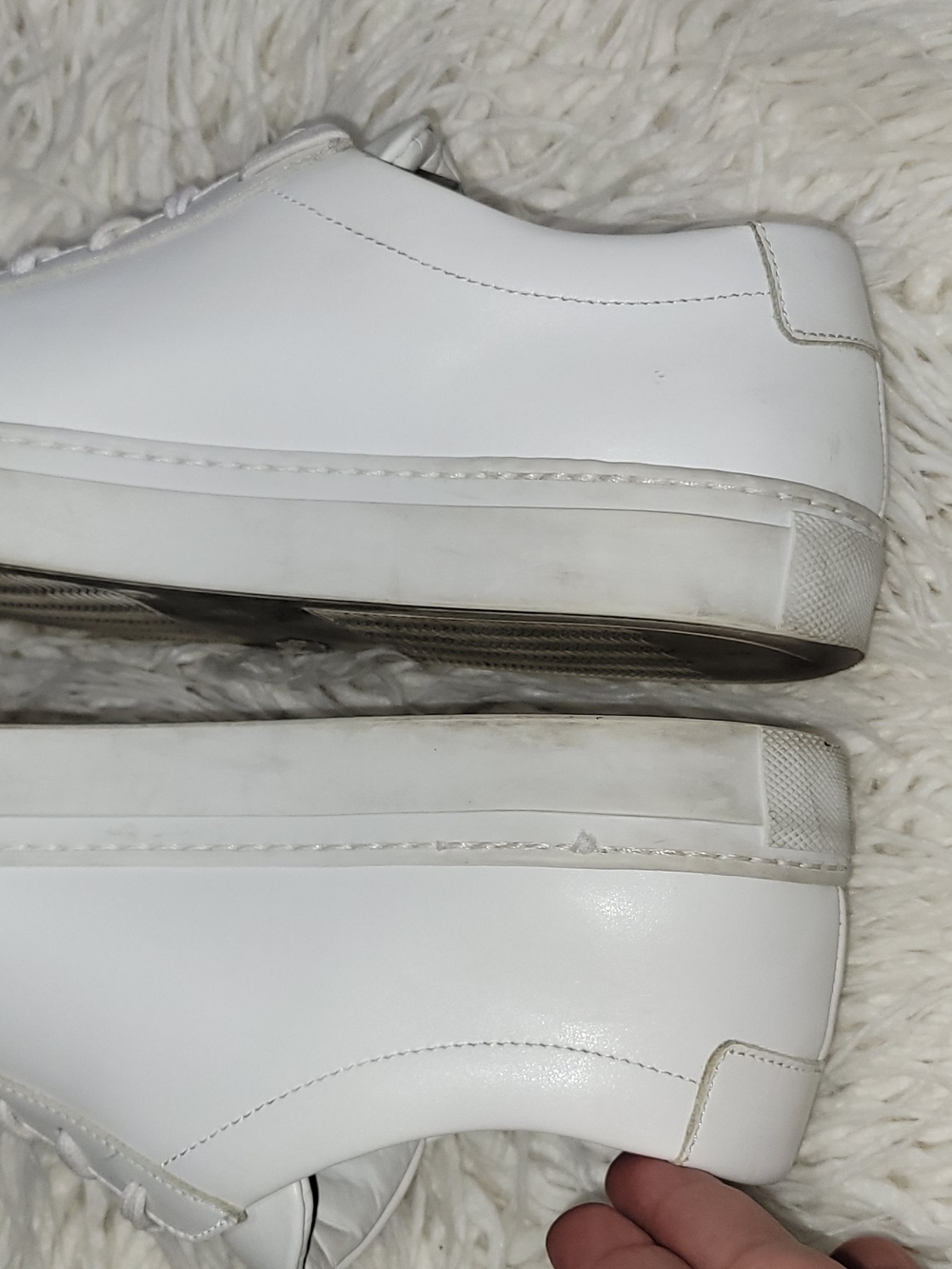 Common Projects Achilles White Leather Low-Top Sneakers - Picture 4 of 8